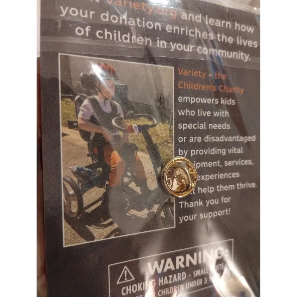 Avatar Fire and Ash Variety Charity Heart Enamel Pin Movie Promo New Sealed (2)